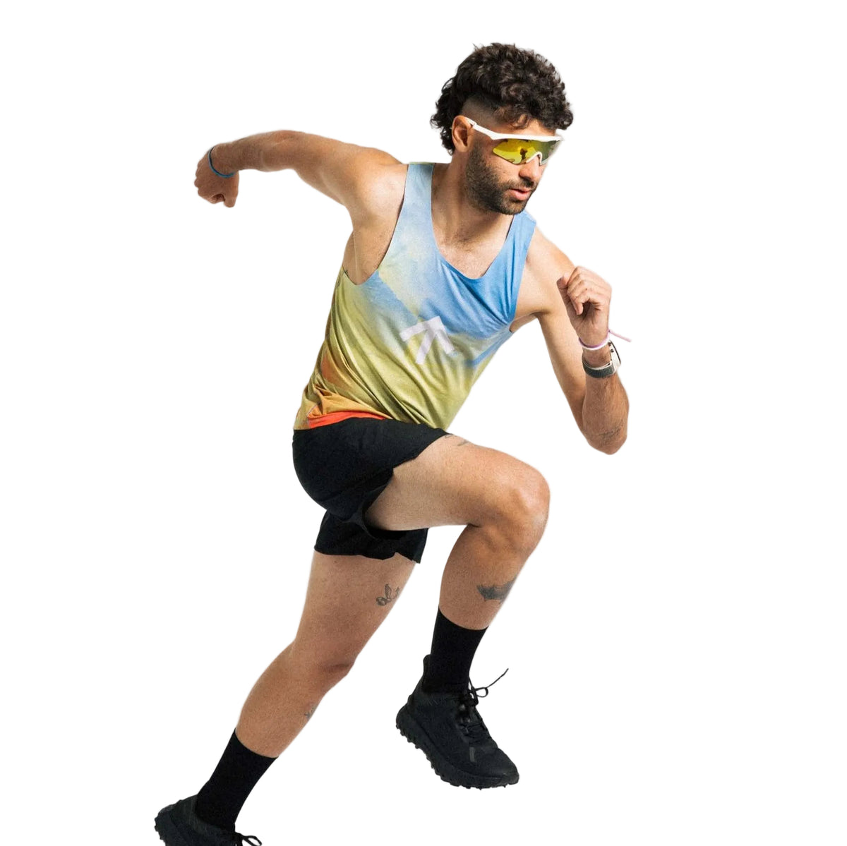 Playera sin mangas Chance AROW Singlet Morning Sky para hombre
