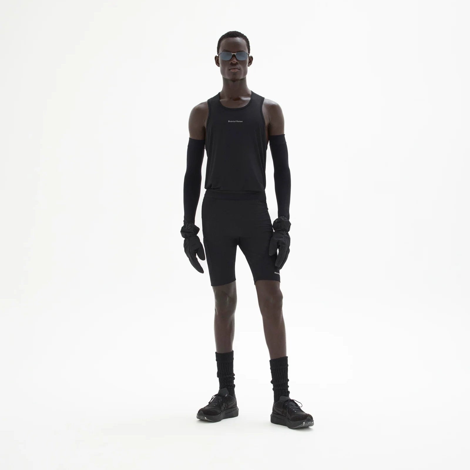 Ultralight Aloe Singlet, Black Wordmark · Hombre