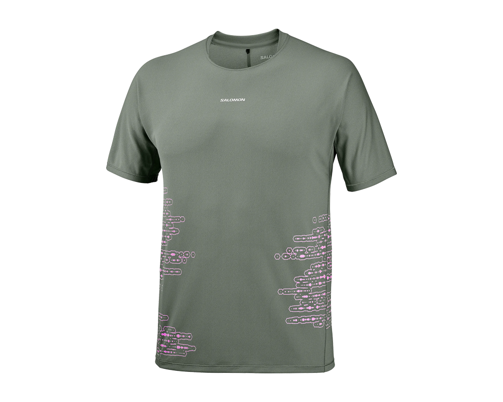 Playera deportiva Salomon SENSE AERO GRAPHIC para hombre