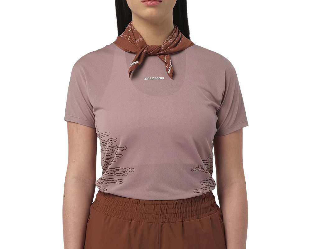 Playera deportiva Salomon SENSE AERO GRAPHIC para mujer