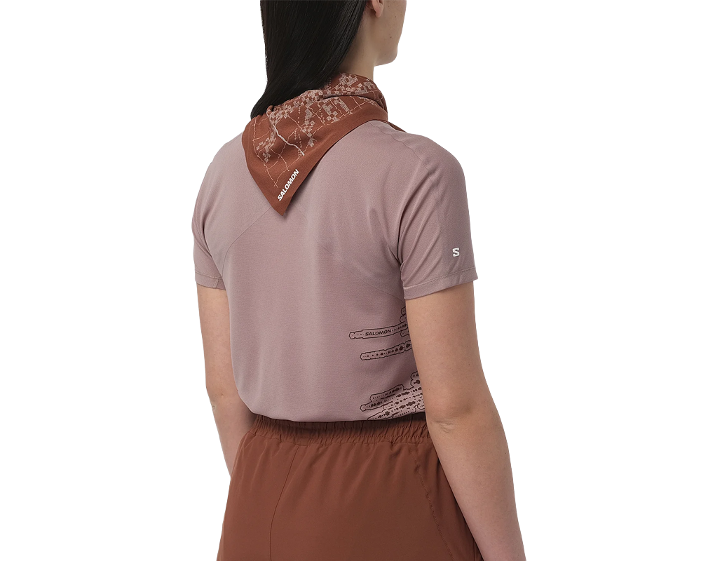 Playera deportiva Salomon SENSE AERO GRAPHIC para mujer