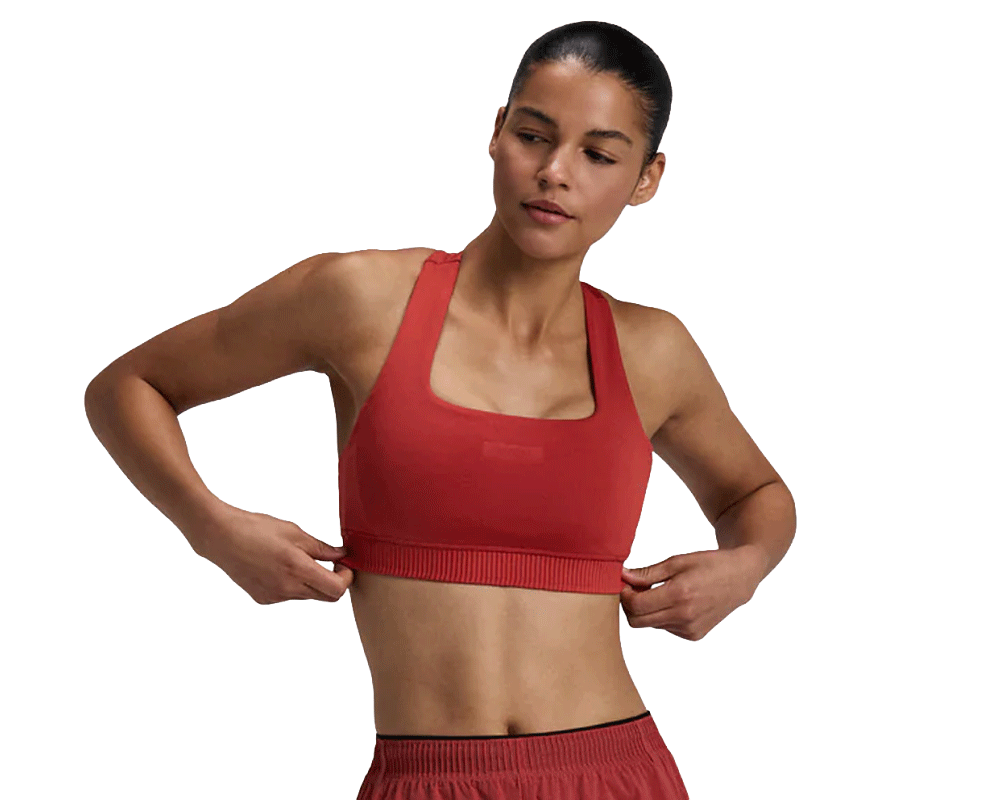 Bandit Stamina-V Square Neck Run Bra Rusted Apricot - Mujer Apricot