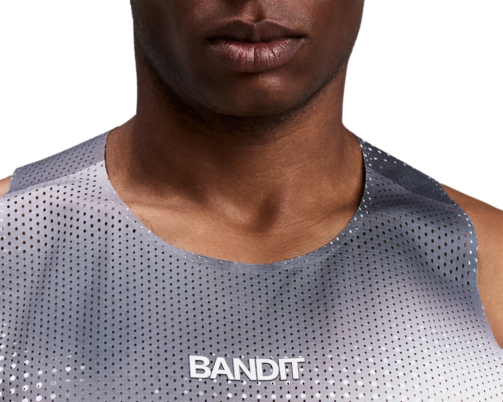 Playera de competencia sin mangas Bandit Shredder™ Race Singlet with Flopack para hombre