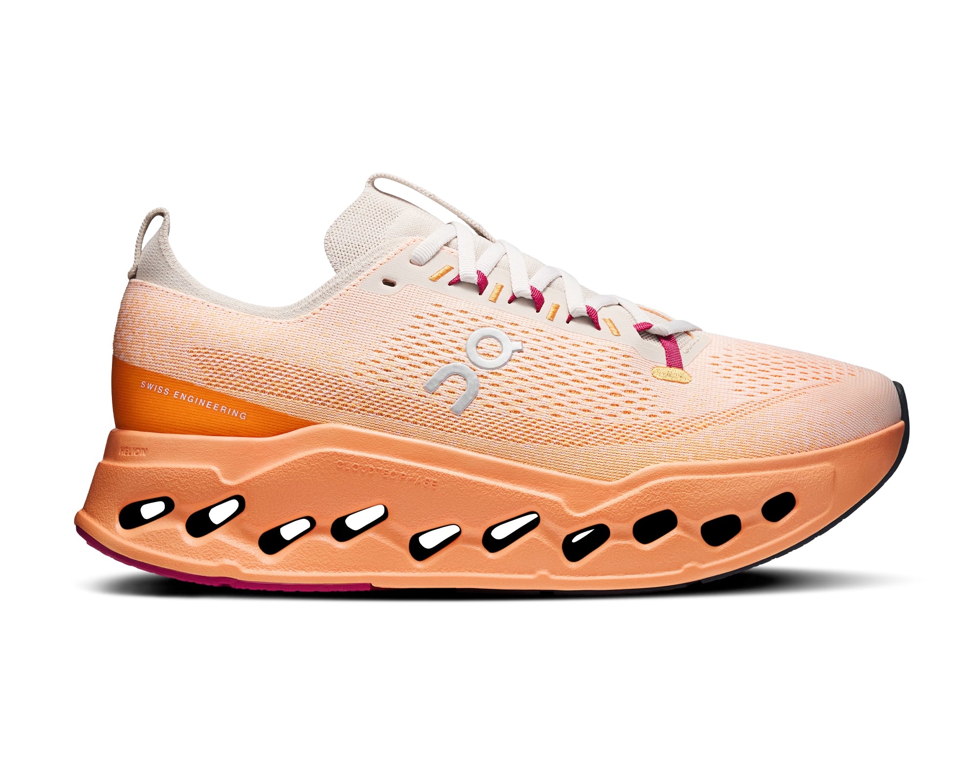 ON Cloudsurfer Max Hombre Pearl | Tangerine
