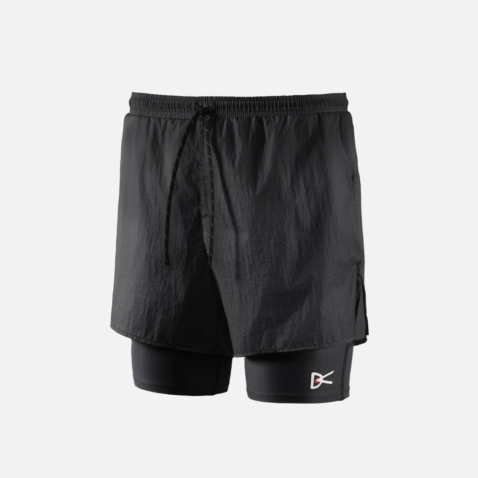 Ripstop Layered Trail Shorts, Black · Hombre