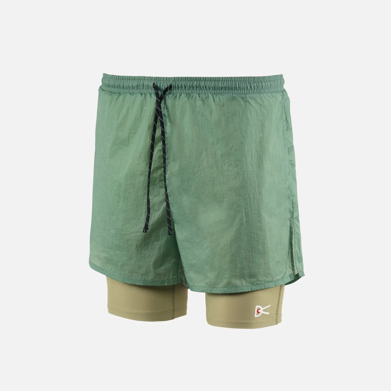 Ripstop Layered Trail Shorts, Mineral-Ash · Hombre
