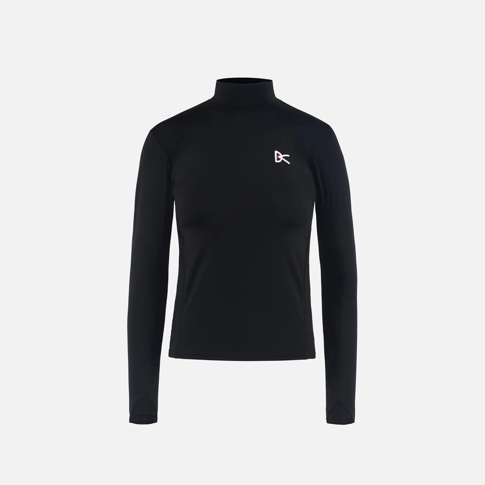 Paneled Long Sleeve Tee, Black · Mujer