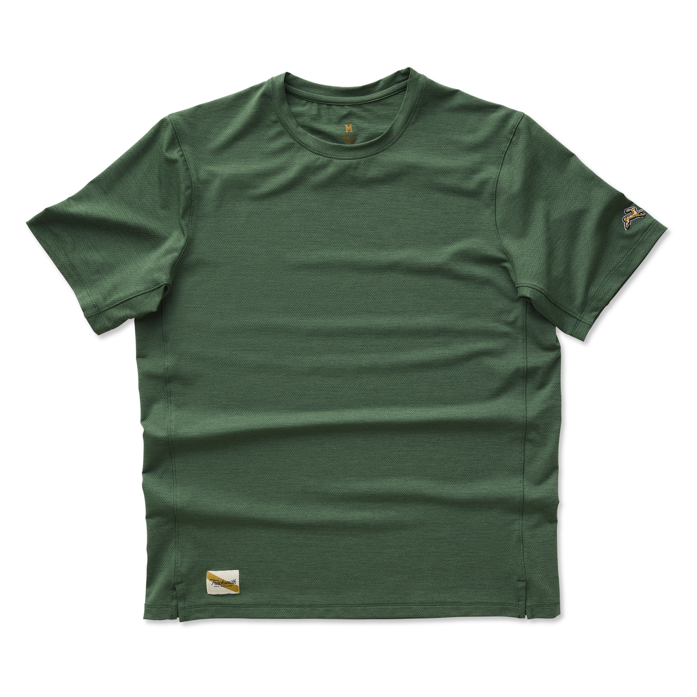 Playera Deportiva Tracksmith Session Tee Emerald Hombre