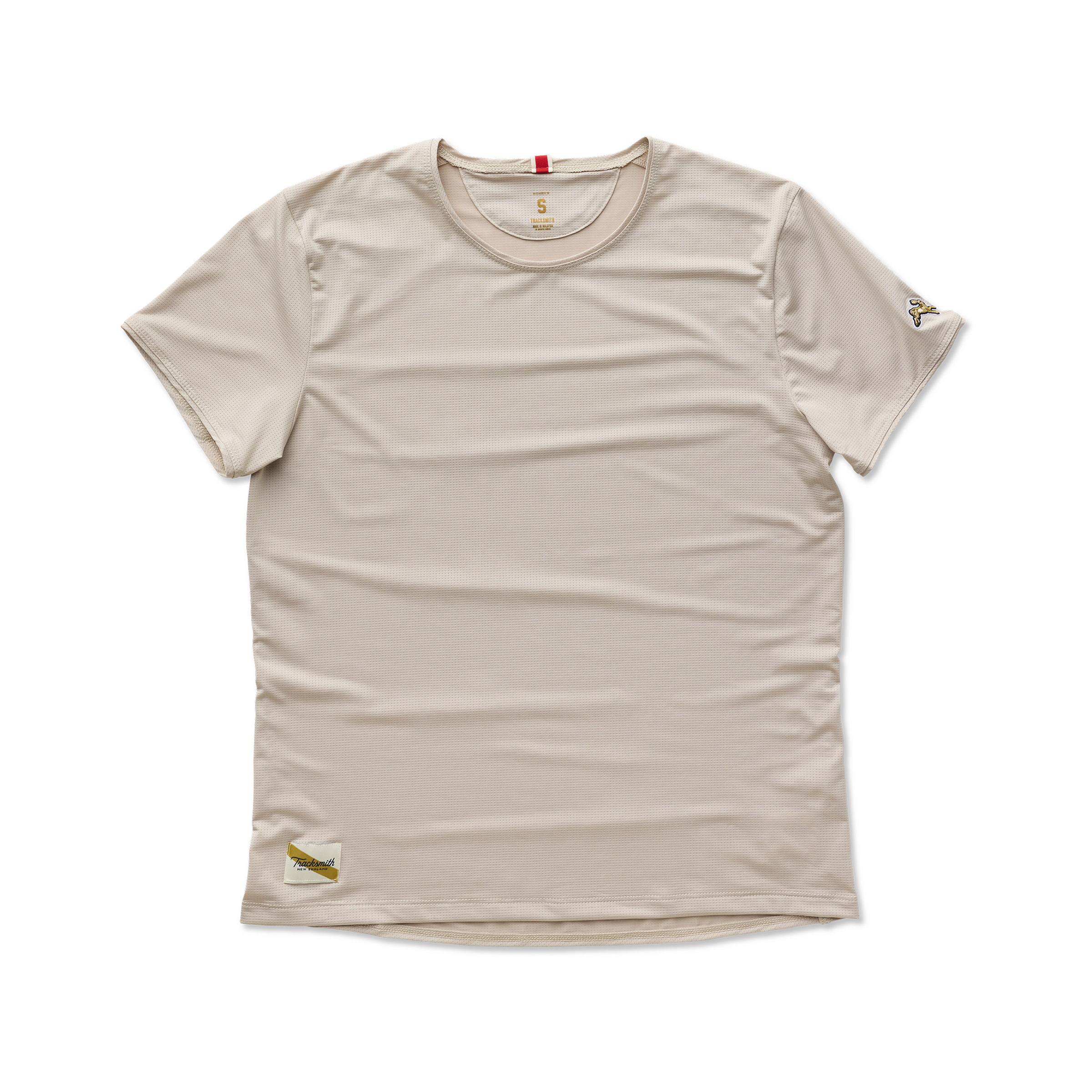 Playera Deportiva Tracksmith Twilight Tee Chateau Gray Mujer