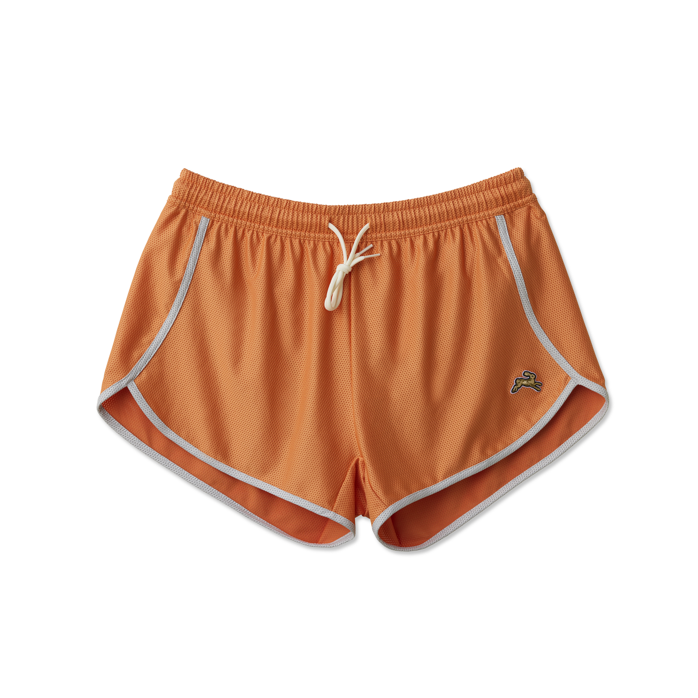 Short Deportivo Tracksmith Van Cortlandt Coral Gold Mujer