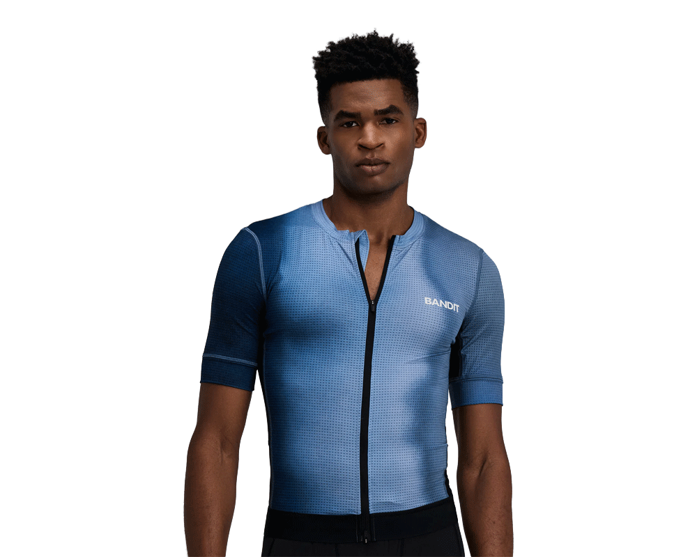 Bandit GeoMesh™ Race Top Tranquil Blue - Hombre Tranquil Blue