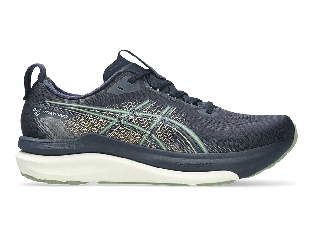 Tenis de pavimento ASICS GEL KAYANO 33 Hombre Midnight/Khaki Green