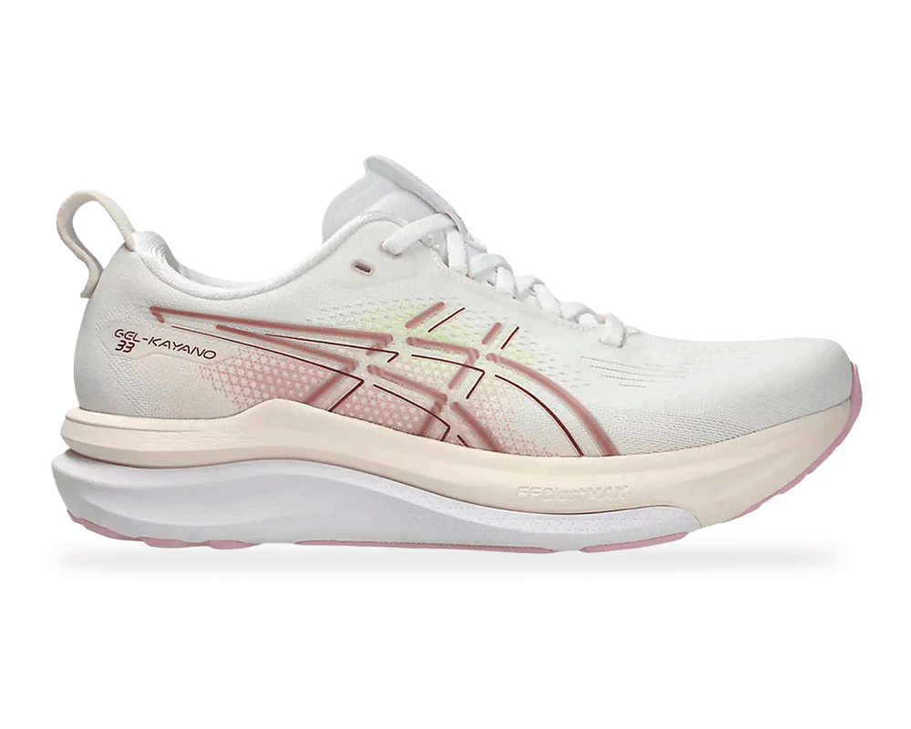 Tenis de pavimento ASICS GEL KAYANO 33 Mujer White/Hazy Lilac