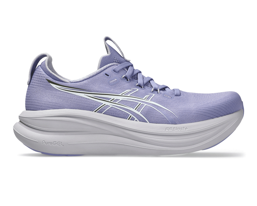 Tenis de pavimento ASICS GEL NIMBUS 28 Mujer VELVET PURPLE / ARTIC BLUE