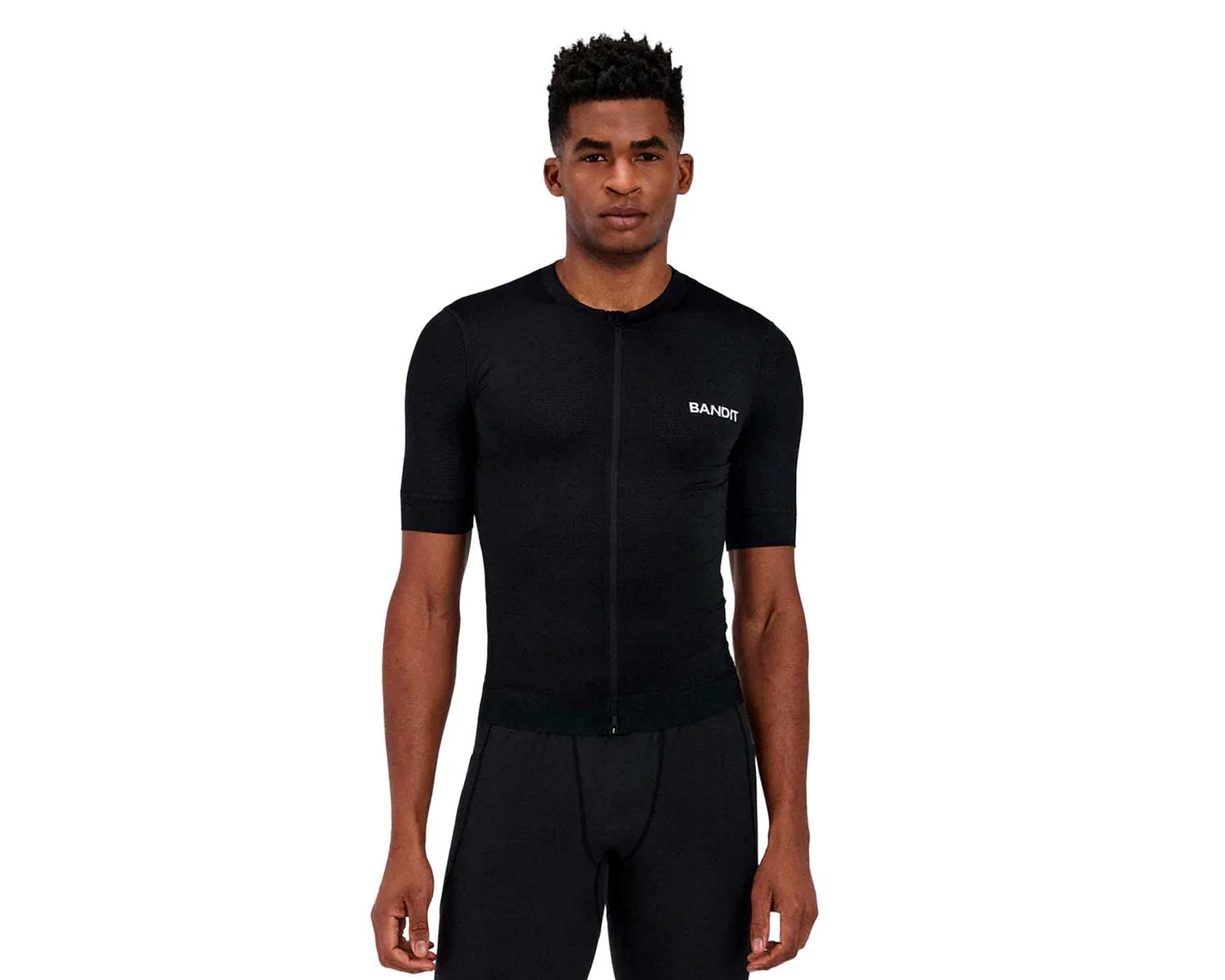 Bandit Pieced Short Sleeve Quarter Zip Stretch Mesh - Men's