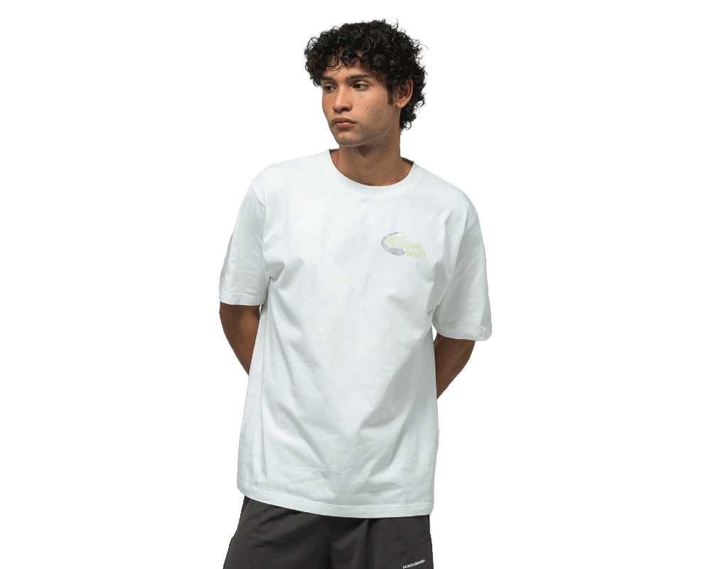 Playera de algodón Hermanos Koumori SS PRH Regular Hombre White