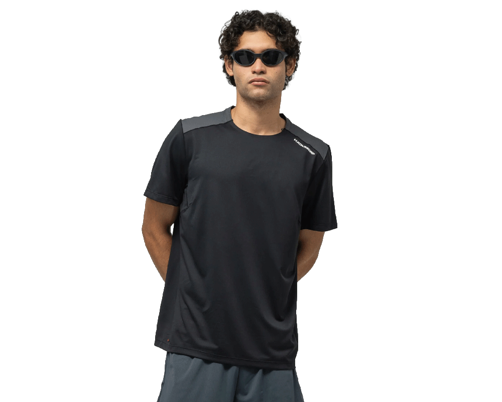 Playera de entrenamiento Hermanos Koumori SS Light Training Asphalt Black