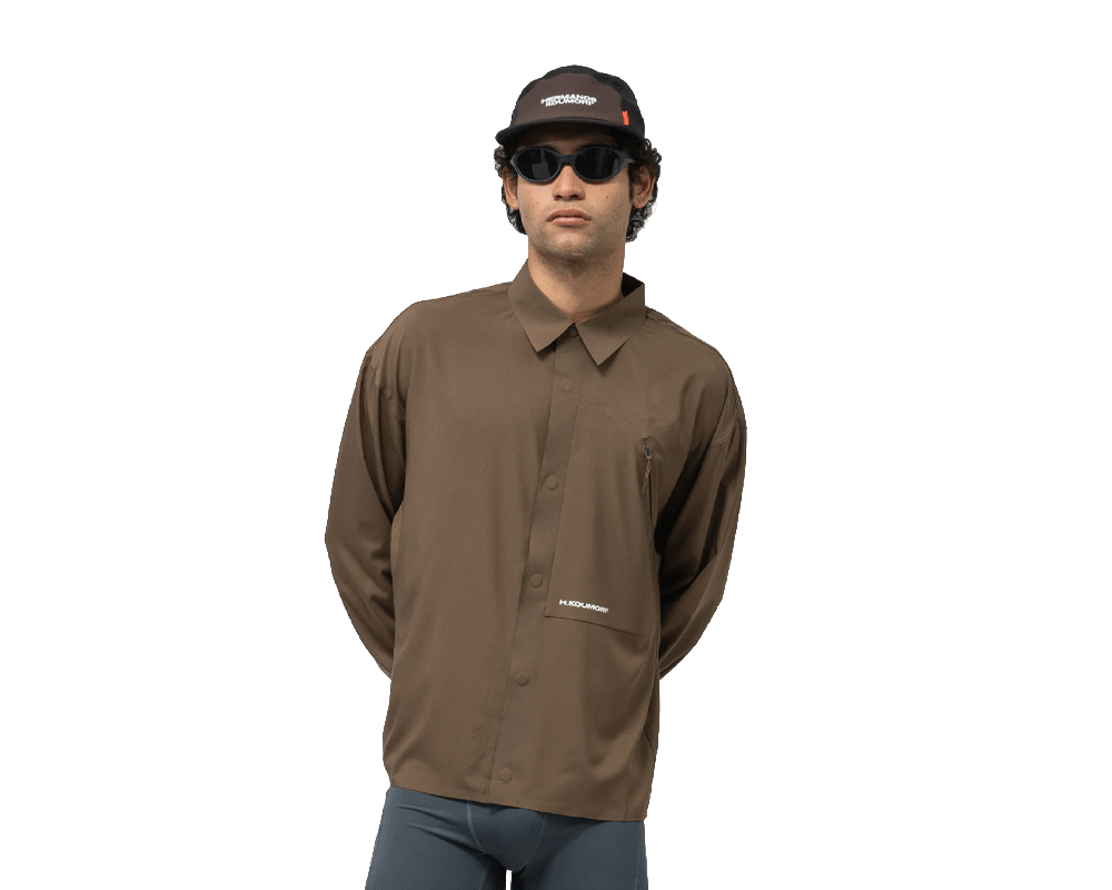 Camisa Hermanos Koumori Light Over Shirt Rain Drum