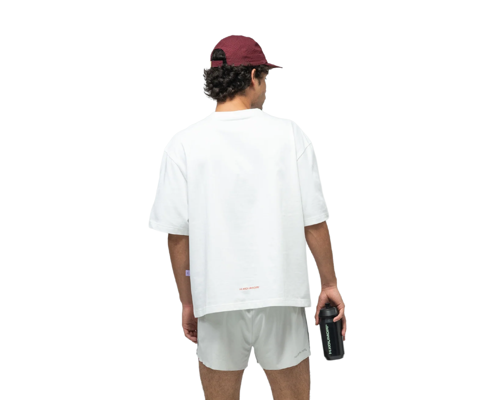 Playera de algodón SS Sync Run Boulder Hermanos koumori para hombre