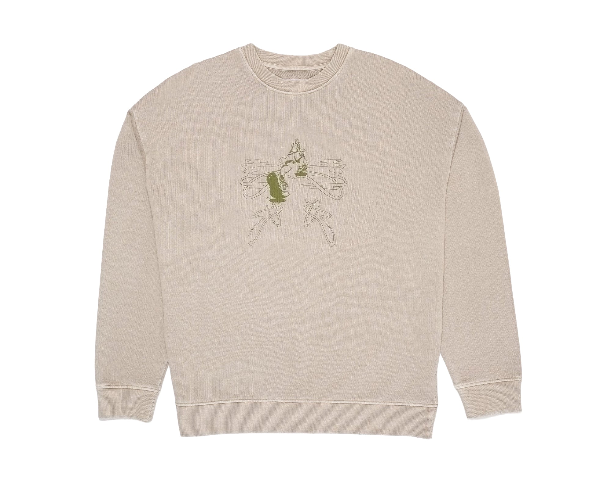 Hermanos Koumori Crewneck Mind Runner Green Tea
