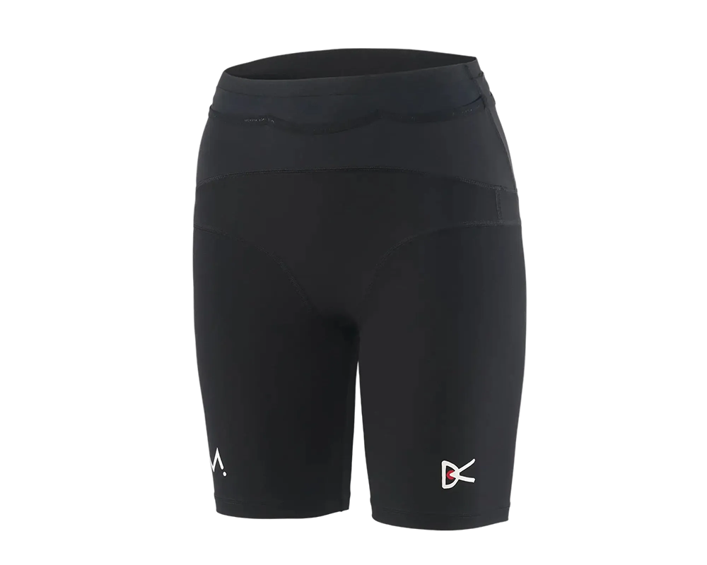 Half Tights District Vision + Maurten Elite Fuel 7in para mujer