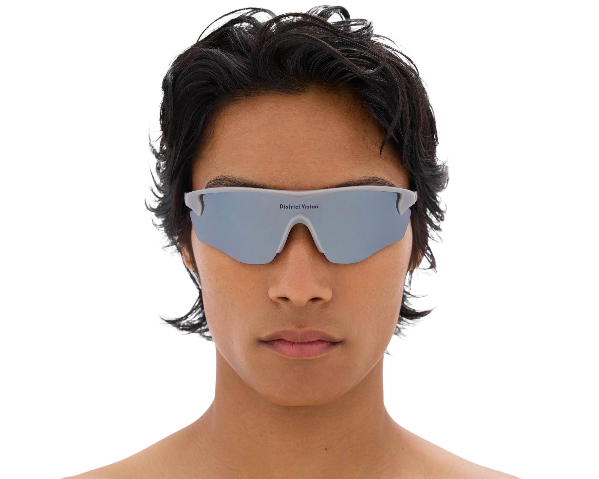 District Vision Lentes Junya Racer Flint Blue Silver