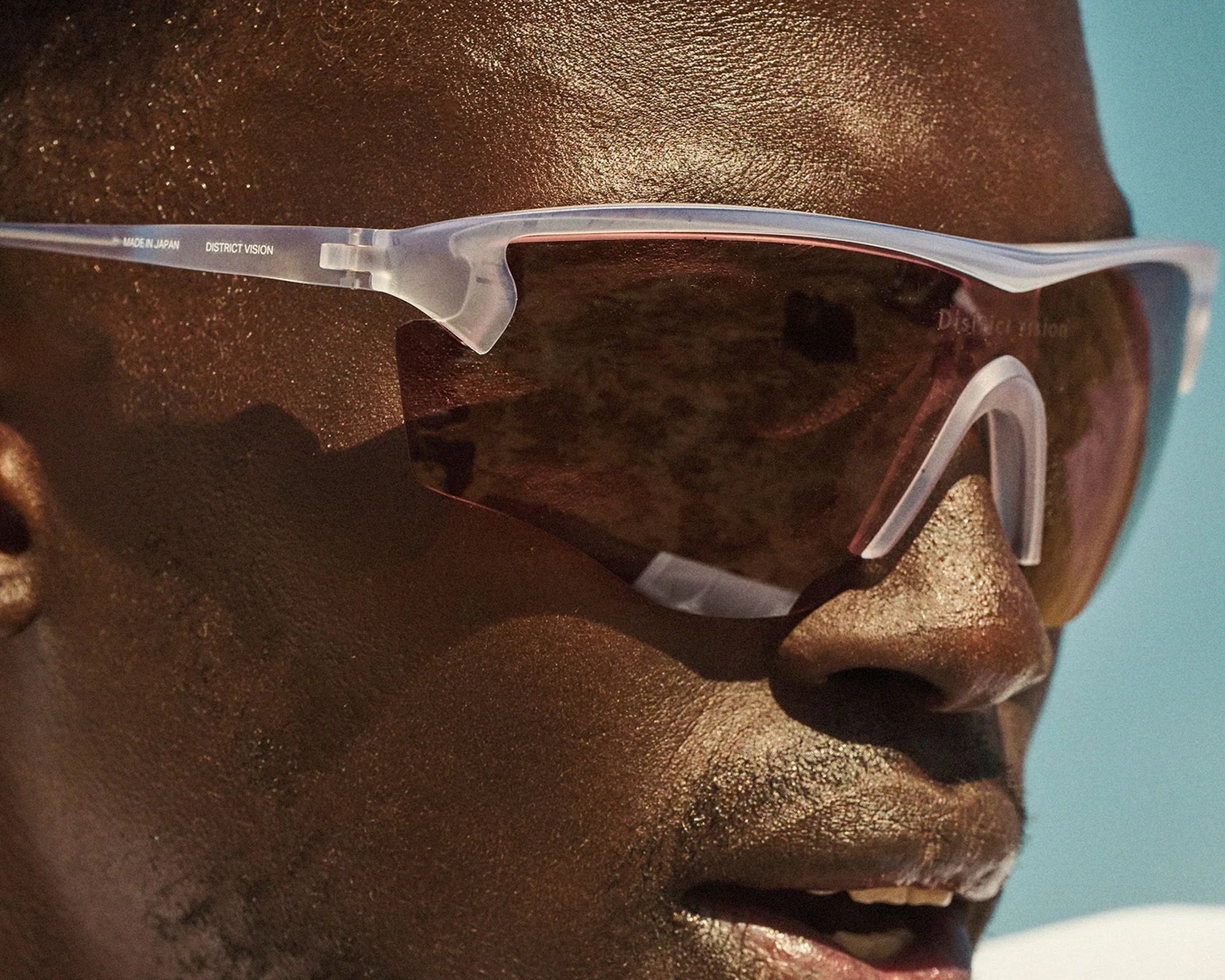 District Vision Lentes Junya Racer Clear Black Rose