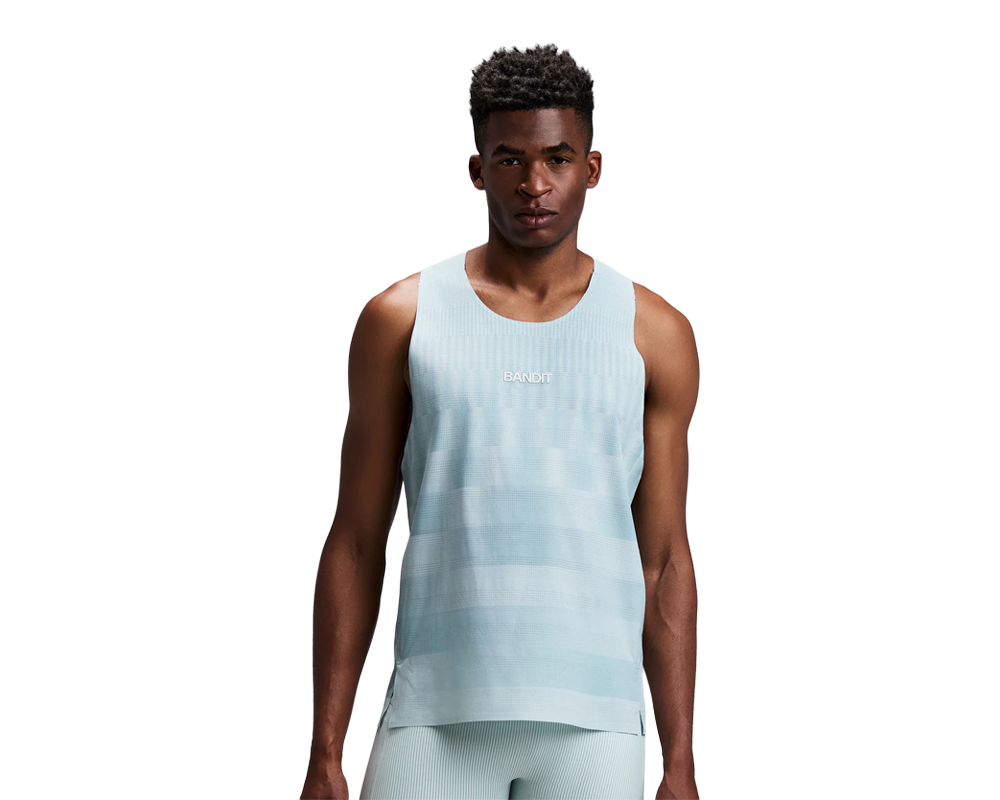 Playera sin mangas Bandit CoolGrid™ con Flopack™ growing grid para hombre