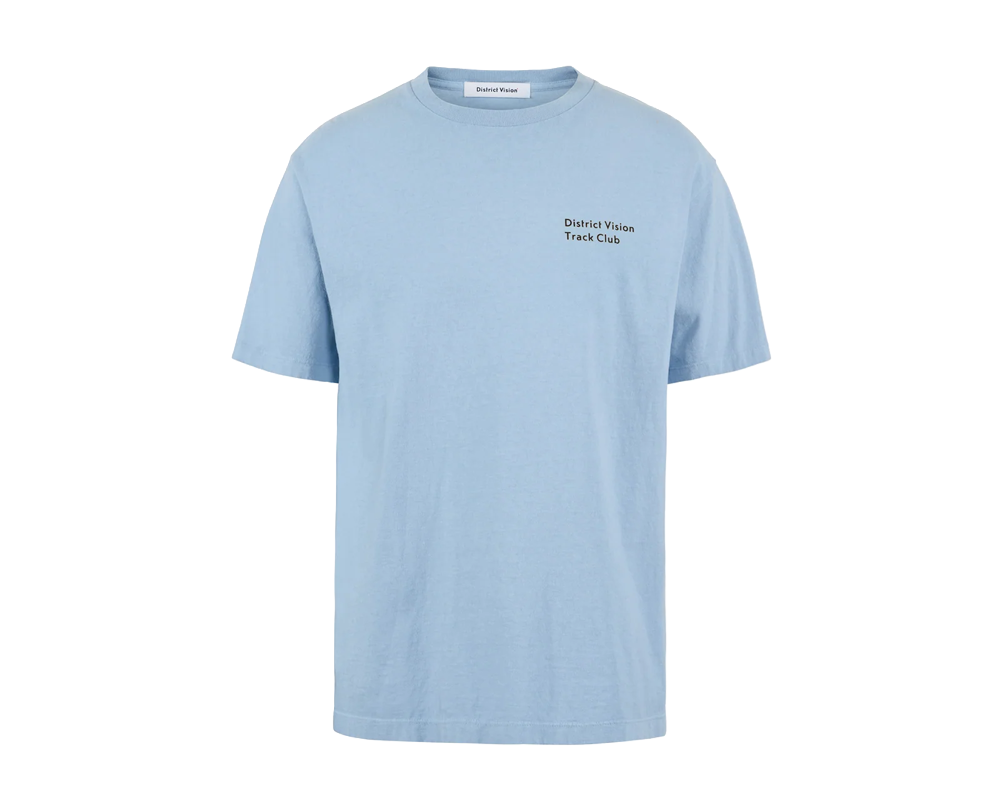 Playera de Algodón District Vision California Cotton Tee Track Club Vintage Unisex