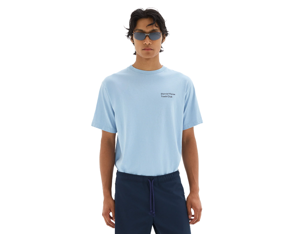 Playera de Algodón District Vision California Cotton Tee Track Club Vintage Unisex
