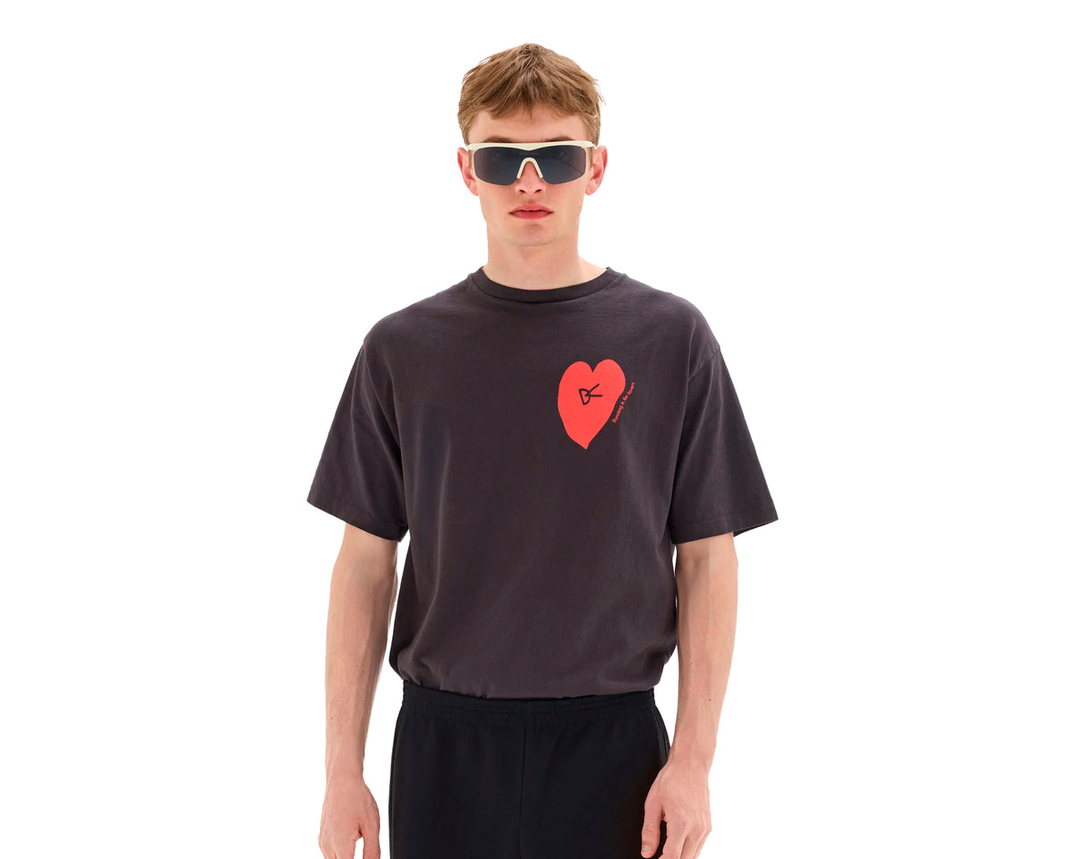 District Vision - California Cotton Tee Run in Love Vintage