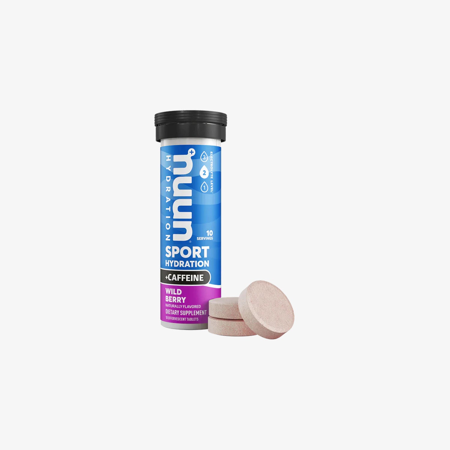 Nuun Wild Berry + Caffeine (1 tubo de 10 Tabletas)