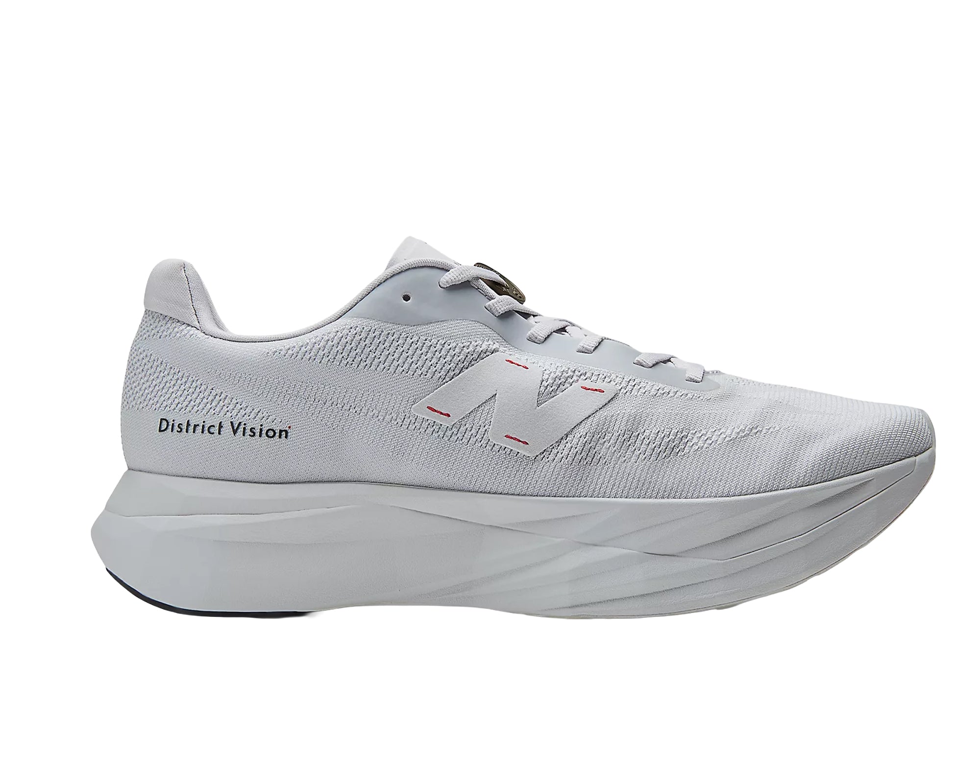 District Vision x New Balance SC Elite V5 Hombre Pearl Grey W/ Black