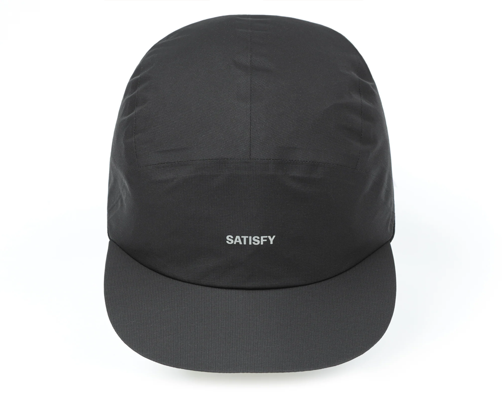 Gorra deportiva Satisfy Pertex® 3L Rain Black Unisex