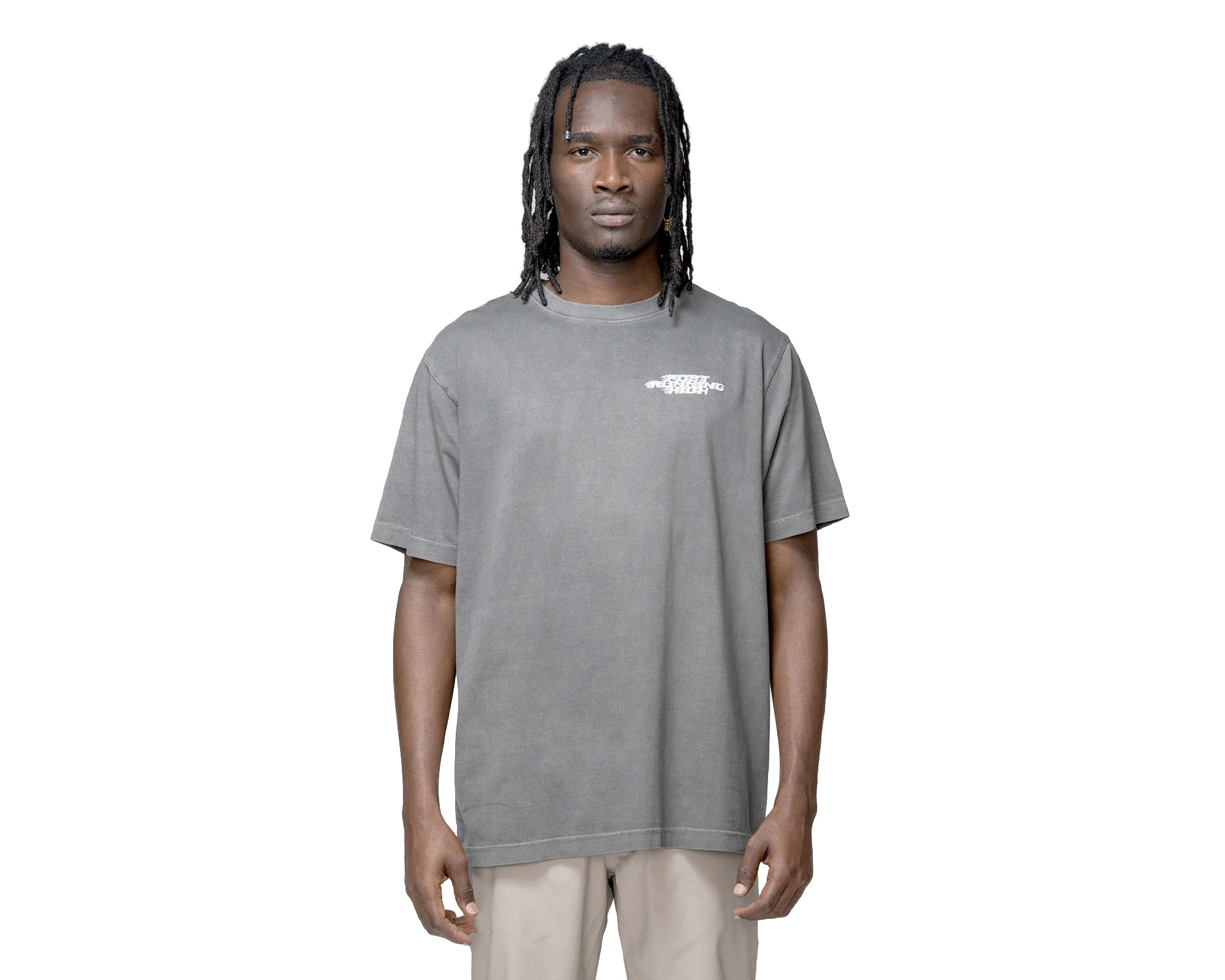 Hermanos Koumori Post Running High Flames Regular T-Shirt Garment Dye