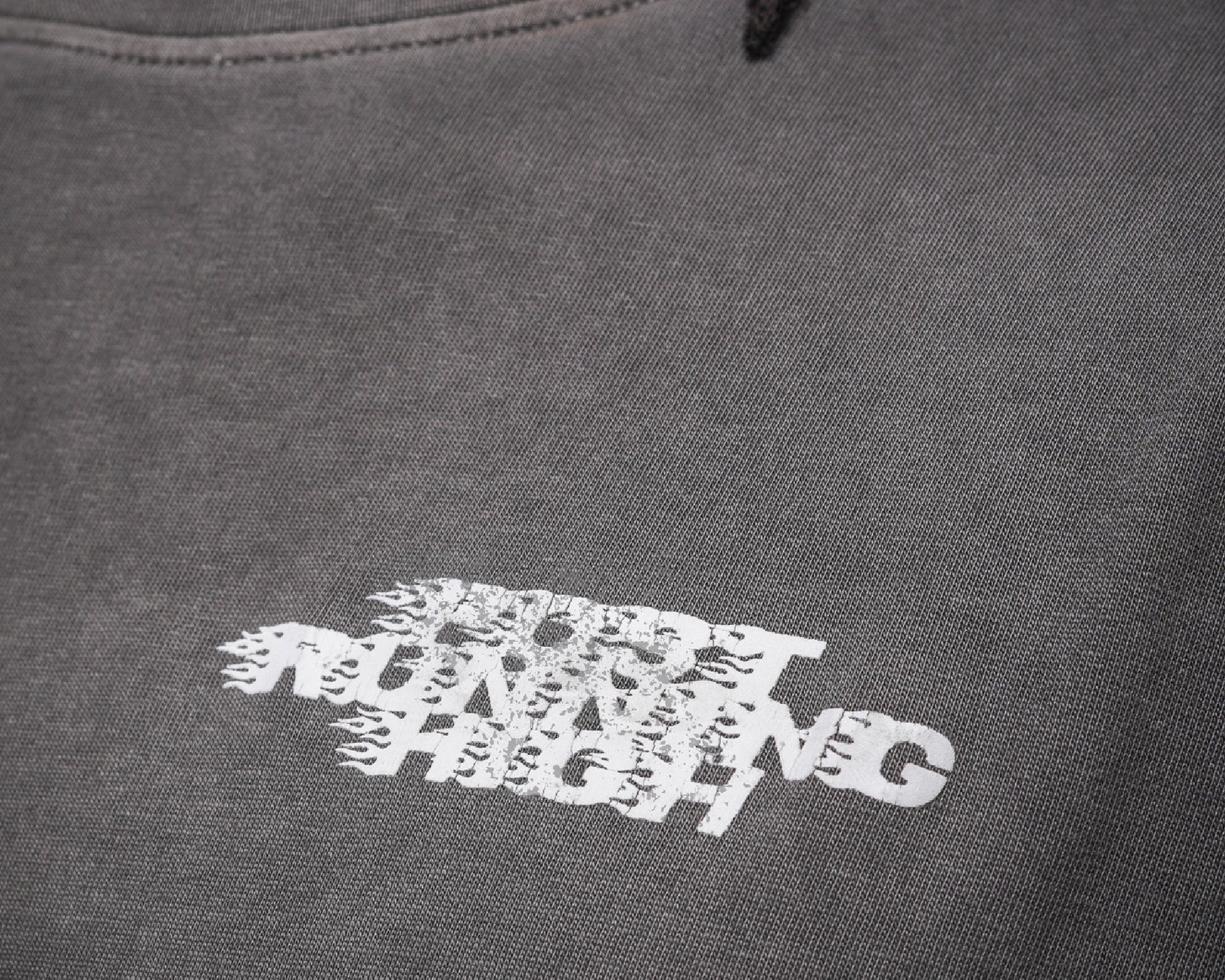 Hermanos Koumori Post Running High Flames Regular T-Shirt Garment Dye