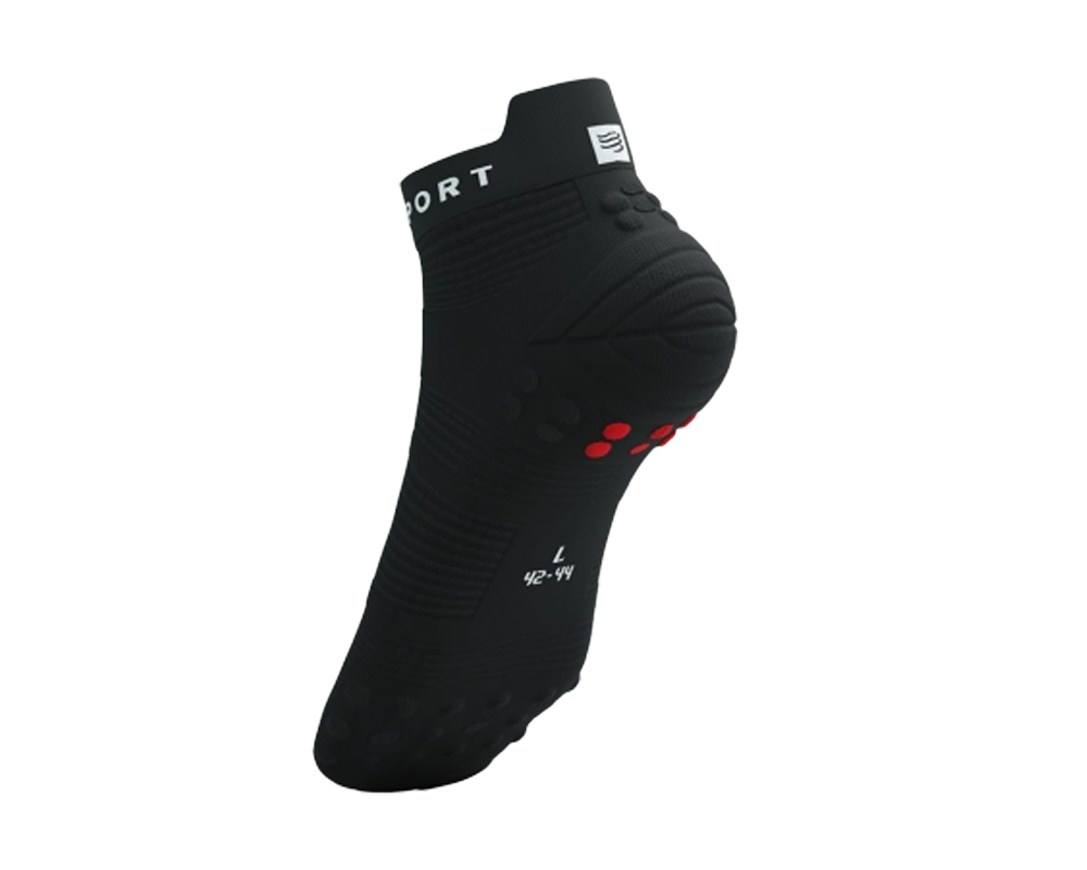 Calcetines Compressports Pro Racing Socks Low Black V4.0