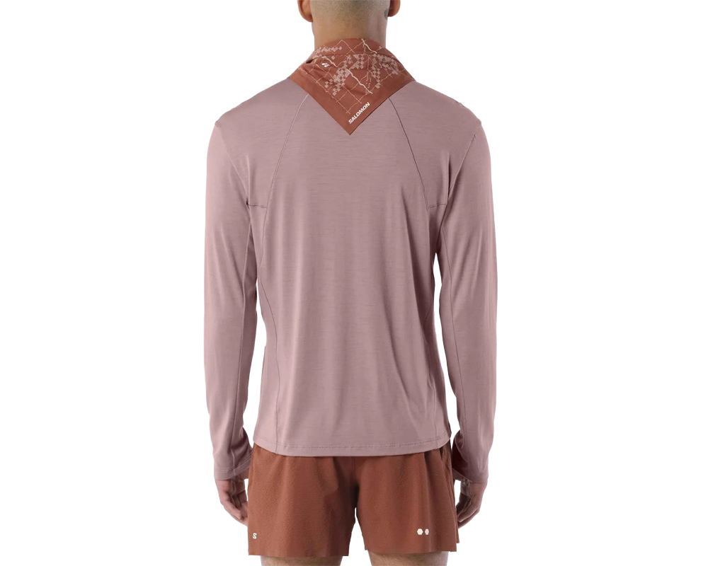 Playera de manga larga Salomon Sense Merino para hombre