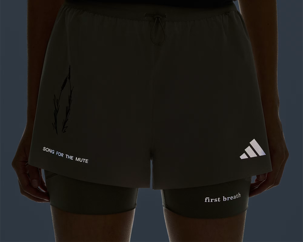 Shorts 2 en 1 adidas Running x Song For The Mute para mujer