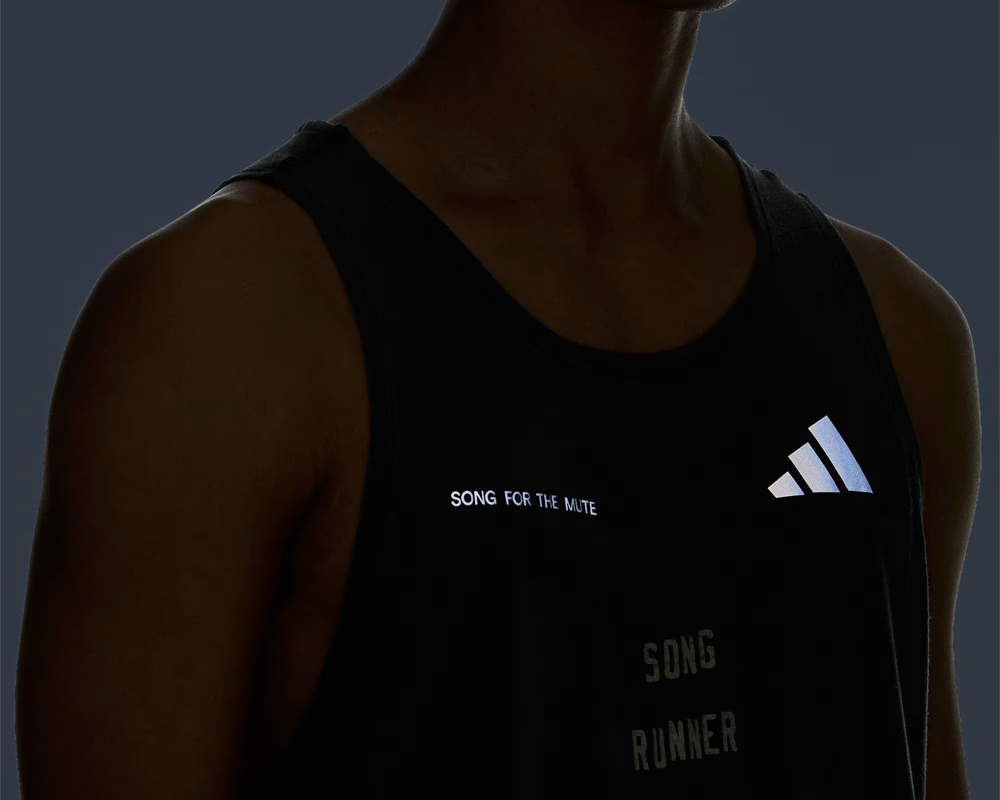 Playera Sin Mangas adidas Running x Song For The Mute para hombre