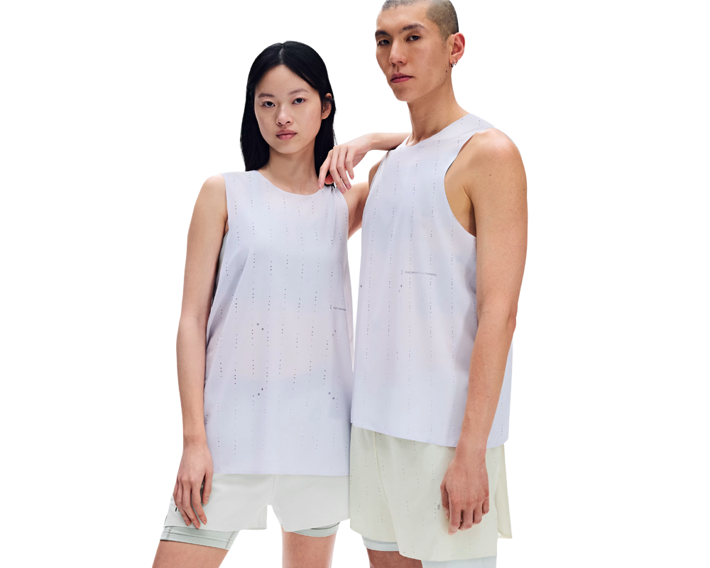Playera deportiva sin mangas ON x PAF Unisex Purple White