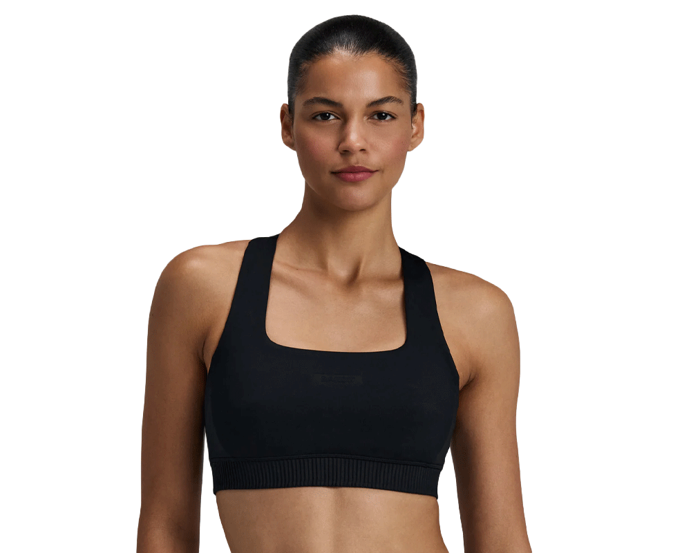 Bandit Stamina-V Square Neck Run Bra Black - Mujer Black