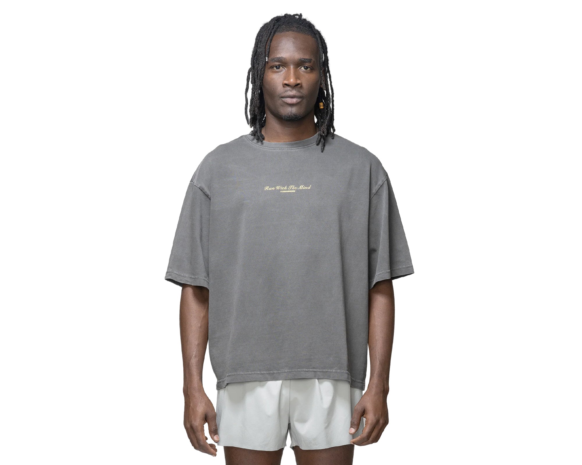 Koumori Brothers Slogan Boulder T-Shirt Garment Dye