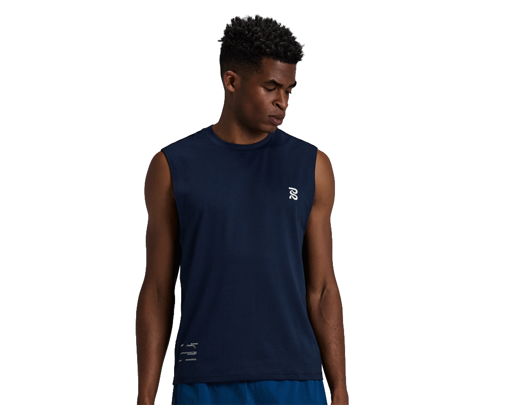 Bandit Micromesh Run Tank NY Navy - Hombre Navy