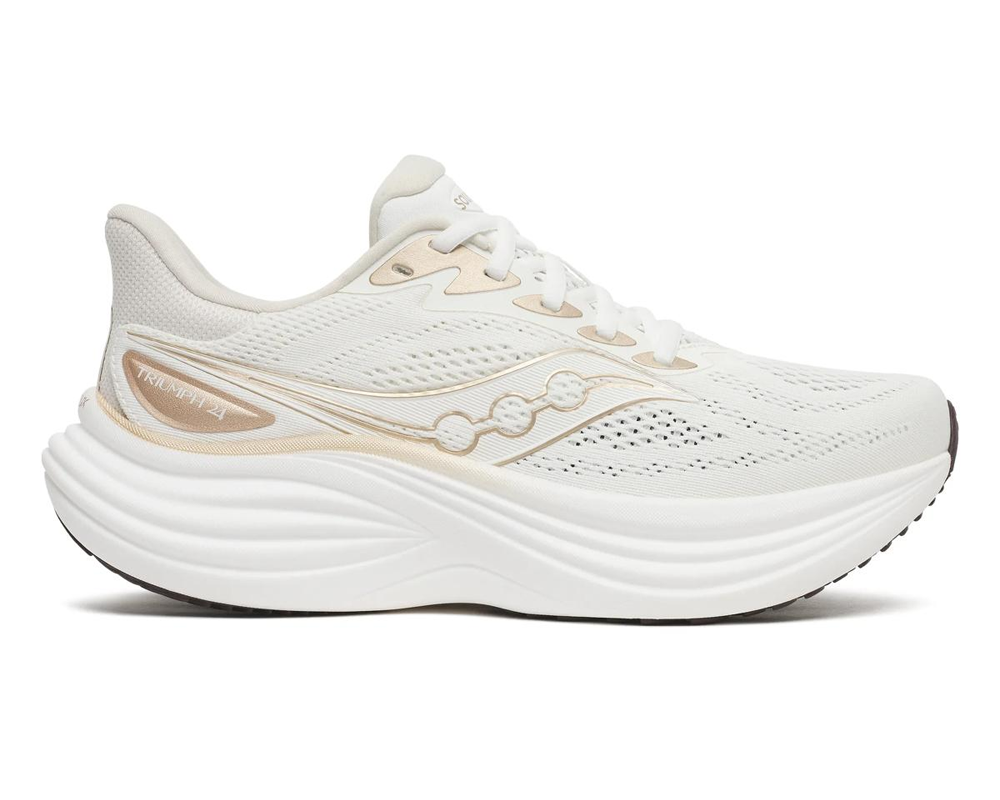 Tenis de pavimento Saucony Triumph 24 Mujer Ivory | Eggshell