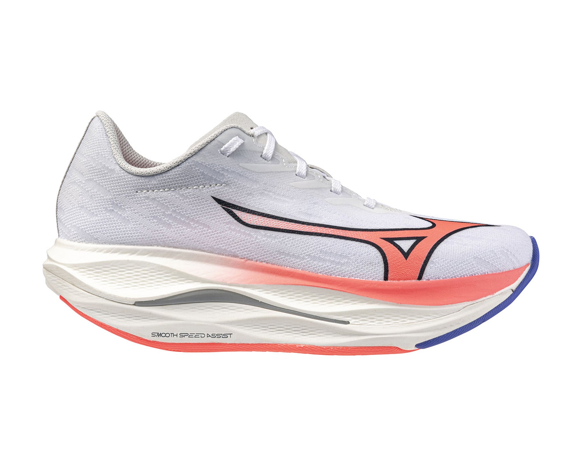 Mizuno Wave Rebelion Flash 3 White - Mujer WHITE STRIKING COLAR