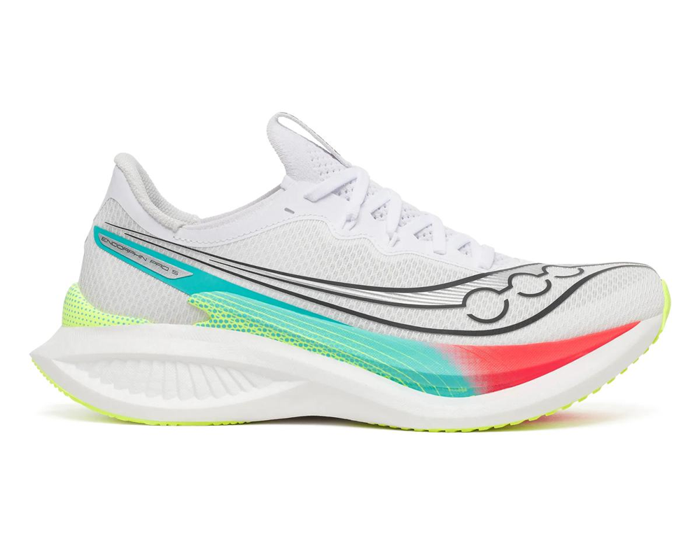 Tenis de pavimento Saucony Endorphin Pro 5 Mujer White/Multi