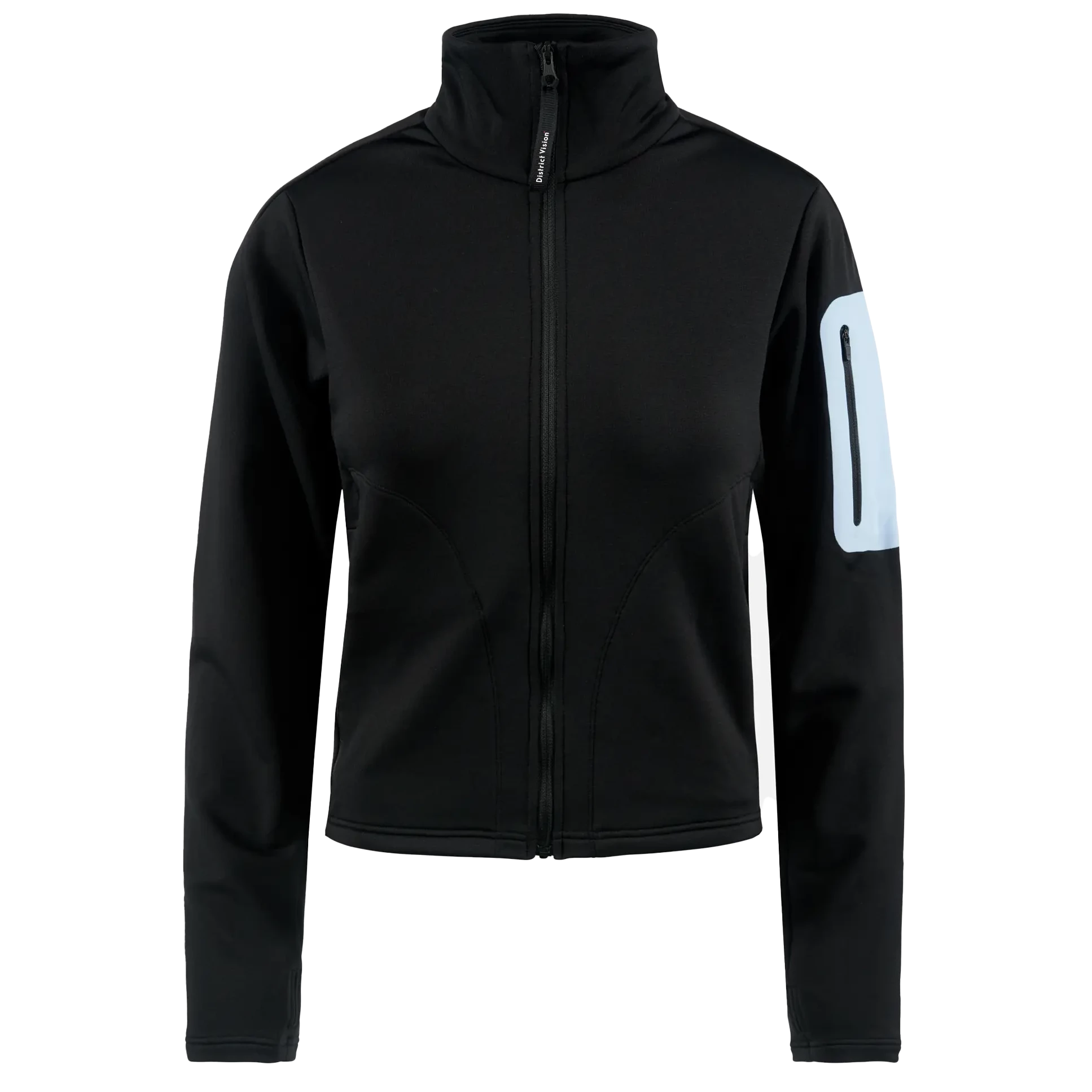 Full-Zip Grid Fleece · Mujer