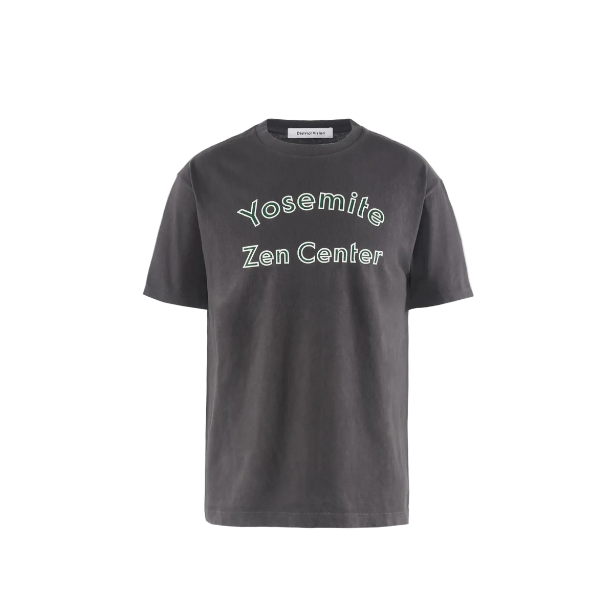 Playera de algodón District Vision California Cotton Tee Black Yosemite Unisex