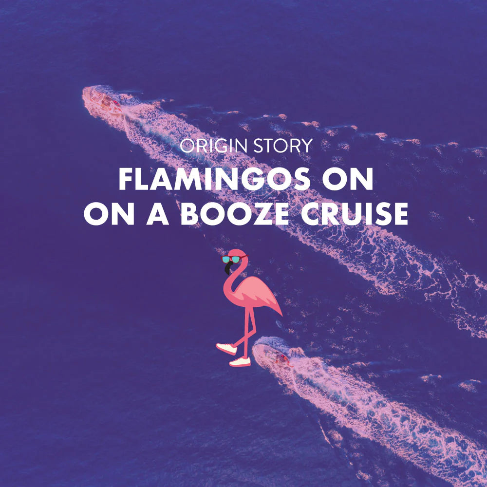 FLAMINGOS ON A BOOZE CRUISE